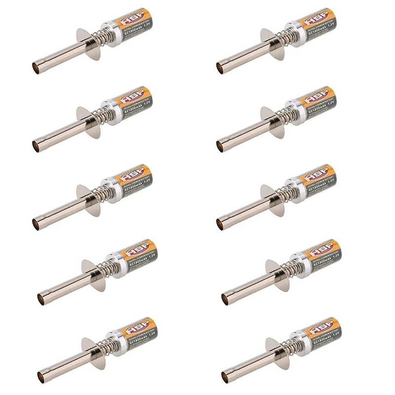 10X HSP 80101 1800MAh 1.2V Glow Plug Igniter for RC Car 1/8 1/10 HSP 80101 Rechargeable Glow Igniter-Not Charger
10X HSP 80101 1800MAh 1.2V Glow Plug Igniter for RC Car 1/8 1/10 HSP 80101 Rechargeable Glow Igniter-Not Charger
