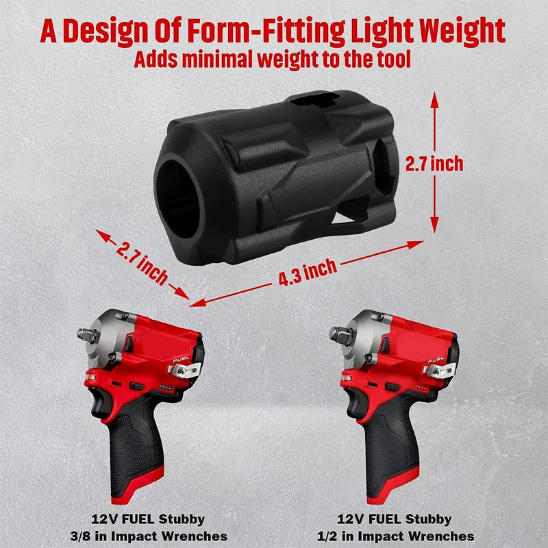 Strong Impact Wrench Protective Boot 2554/255 For Milwaukee 49-16-2554 Impact Driver Wrench Protective Sleeve Tool Boot
Strong Impact Wrench Protective Boot 2554/255 For Milwaukee 49-16-2554 Impact Driver Wrench Protective Sleeve Tool Boot