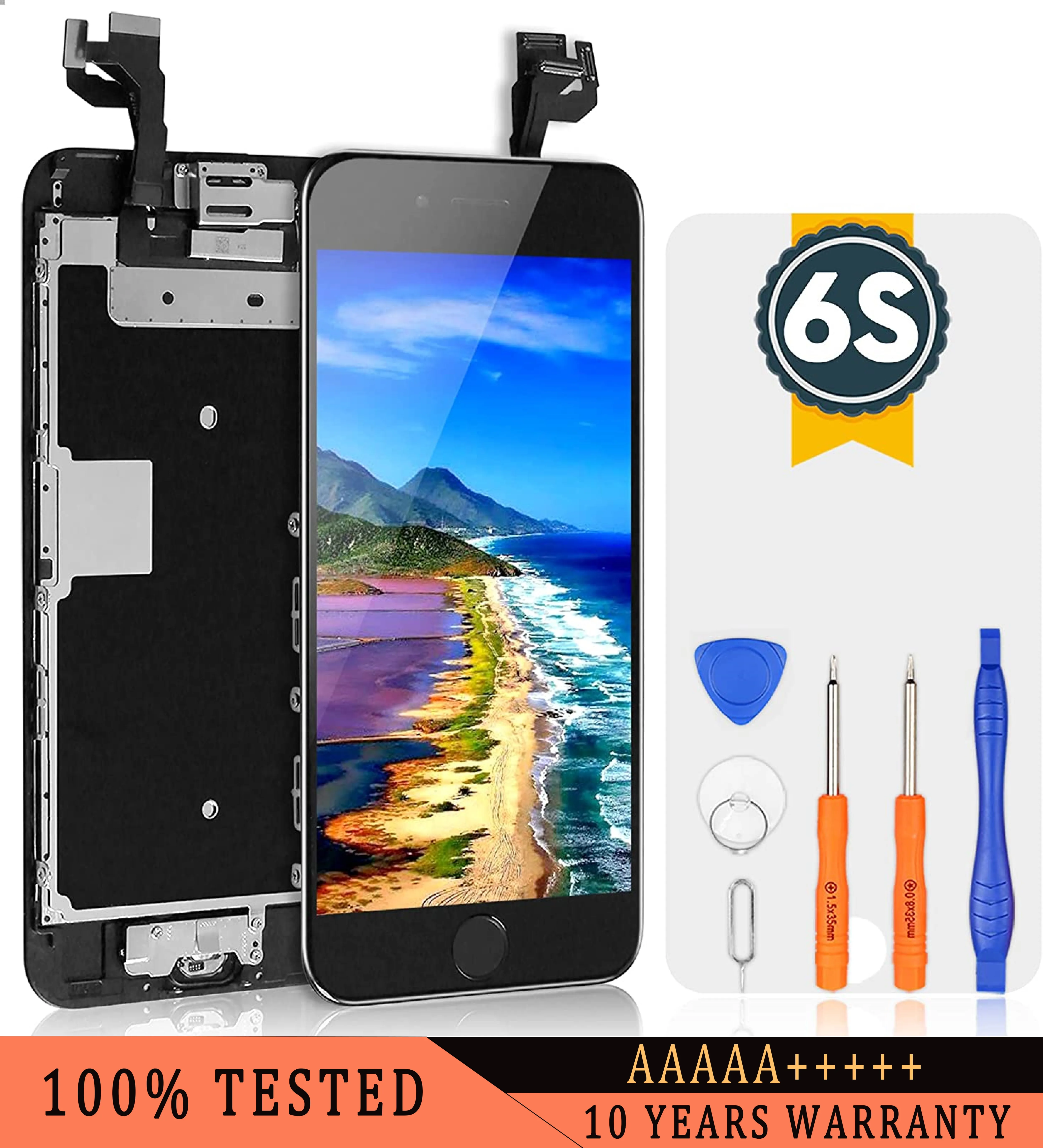 Новинка 100%, ЖК-дисплей AAA для iPhone 6S, сменный сенсорный экран Pantalla Home Button, без битых пикселей, с инструментами
Новинка 100%, ЖК-дисплей AAA для iPhone 6S, сменный сенсорный экран Pantalla Home Button, без битых пикселей, с инструментами