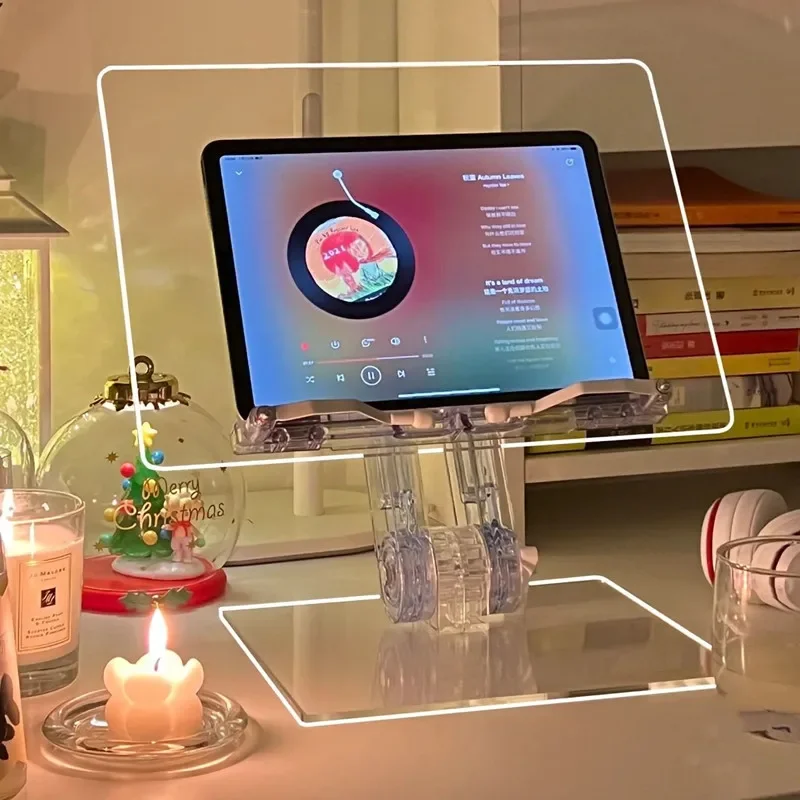 Adjustable Reading Rack Acrylic Book Shelf Transparent Computer Tablet iPad Reading Stand
Adjustable Reading Rack Acrylic Book Shelf Transparent Computer Tablet iPad Reading Stand