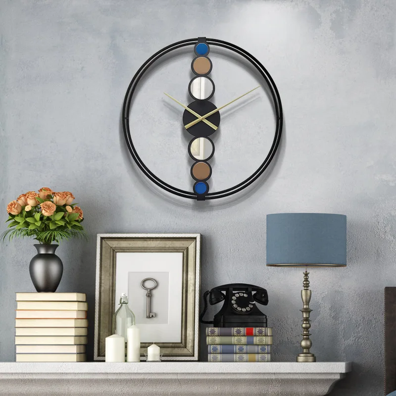 Nordic Creative Electroplating Mute Wall Clock Simple Double-layer Personalized Clock Wrought Iron Light Luxury Wall Clock Large
Nordic Creative Electroplating Mute Wall Clock Simple Double-layer Personalized Clock Wrought Iron Light Luxury Wall Clock Large
