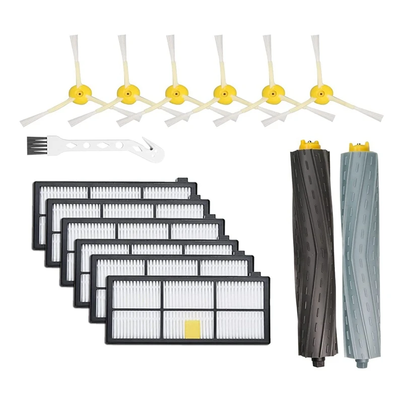 Replacement Parts For Irobot Roomba 800 900 Series 805 860 870 871 880 890 891 960 980 981 985 HEPA Filters Roller Brush
Replacement Parts For Irobot Roomba 800 900 Series 805 860 870 871 880 890 891 960 980 981 985 HEPA Filters Roller Brush