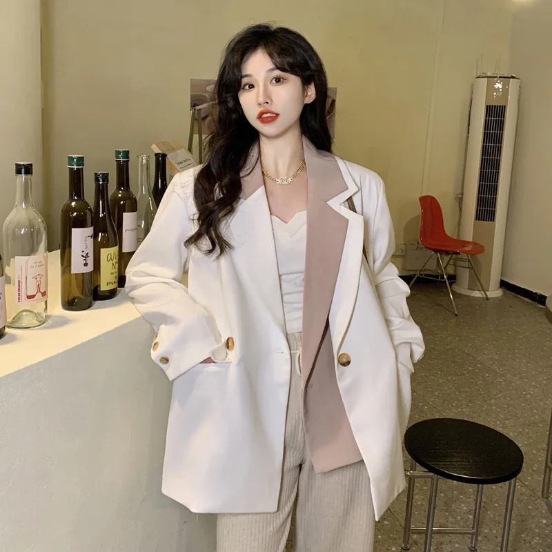 FURSARCAR Contrast Color Patchwork Blazer Women Korean Streetwear Spring Autumn Loose Long Sleeve Asymmetrical Suit Coat Female
FURSARCAR Contrast Color Patchwork Blazer Women Korean Streetwear Spring Autumn Loose Long Sleeve Asymmetrical Suit Coat Female