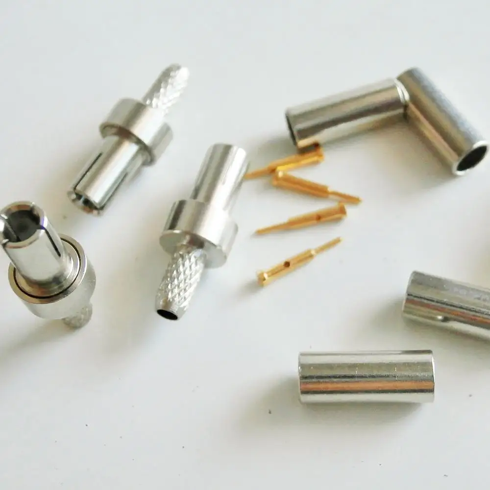 RF Connector TS9 Male Jack Crimp for RG316 RG174 RG179 LMR100 Cable Plug Brass Straight Coaxial RF Adapters
RF Connector TS9 Male Jack Crimp for RG316 RG174 RG179 LMR100 Cable Plug Brass Straight Coaxial RF Adapters