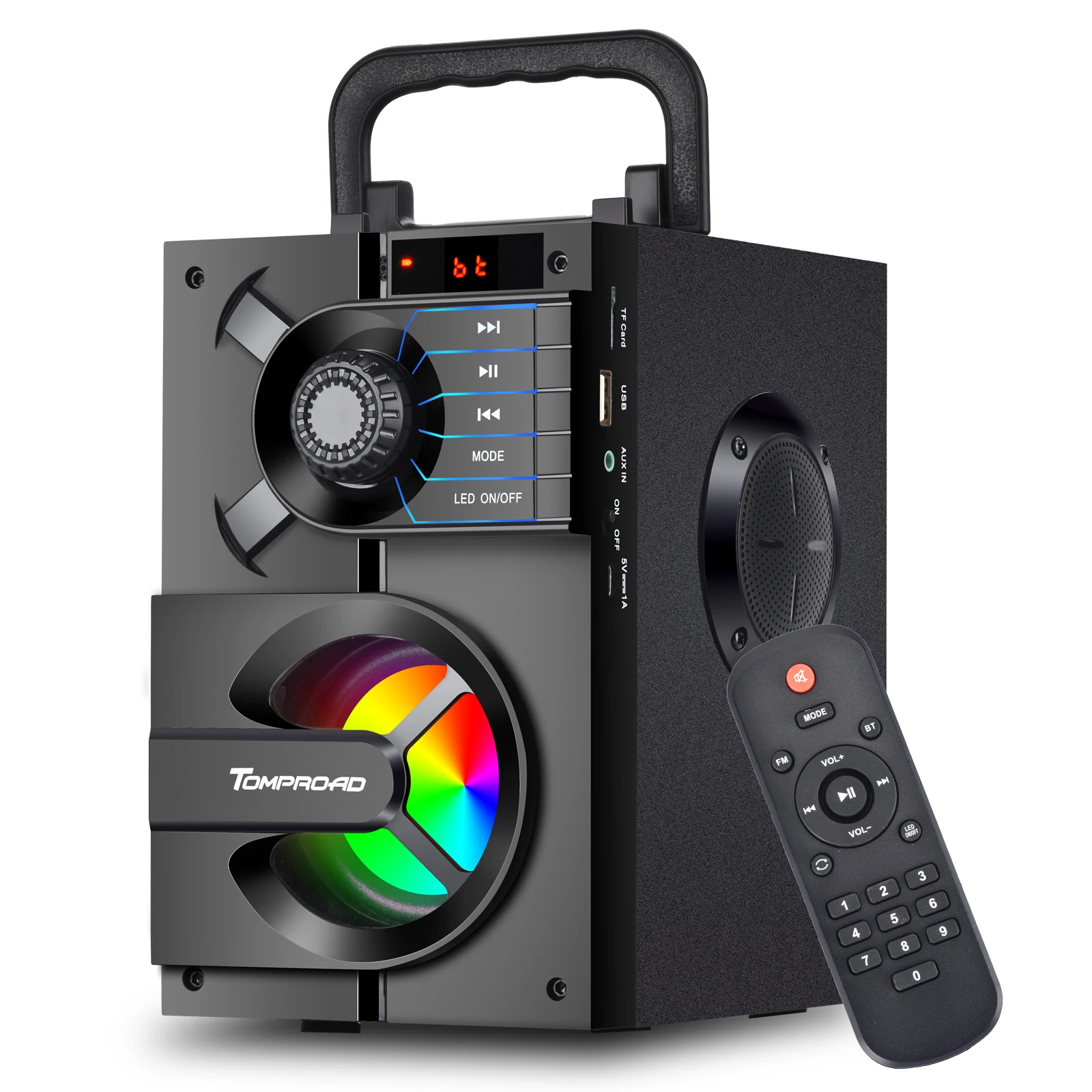 nes Bluetooth Speaker Portable Wireless Stereo Bass Speakers Subwoofer Column Support FM Radio RGB Lights Remote Control
nes Bluetooth Speaker Portable Wireless Stereo Bass Speakers Subwoofer Column Support FM Radio RGB Lights Remote Control
