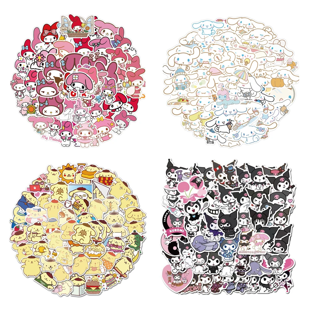 50 Pieces Cartoon Anime Cinnamoroll My Melody Kuromi Purin Dog Kt Cute Kawaii Laptop Suitcase Waterproof Stickers Girl Toy Gift
50 Pieces Cartoon Anime Cinnamoroll My Melody Kuromi Purin Dog Kt Cute Kawaii Laptop Suitcase Waterproof Stickers Girl Toy Gift