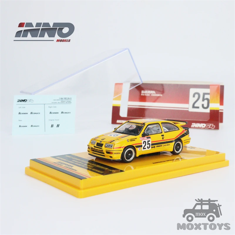 INNO 1:64 forford sierra rs500 # 25 Collection of die-cast alloy car decoration model toys
INNO 1:64 forford sierra rs500 # 25 Collection of die-cast alloy car decoration model toys