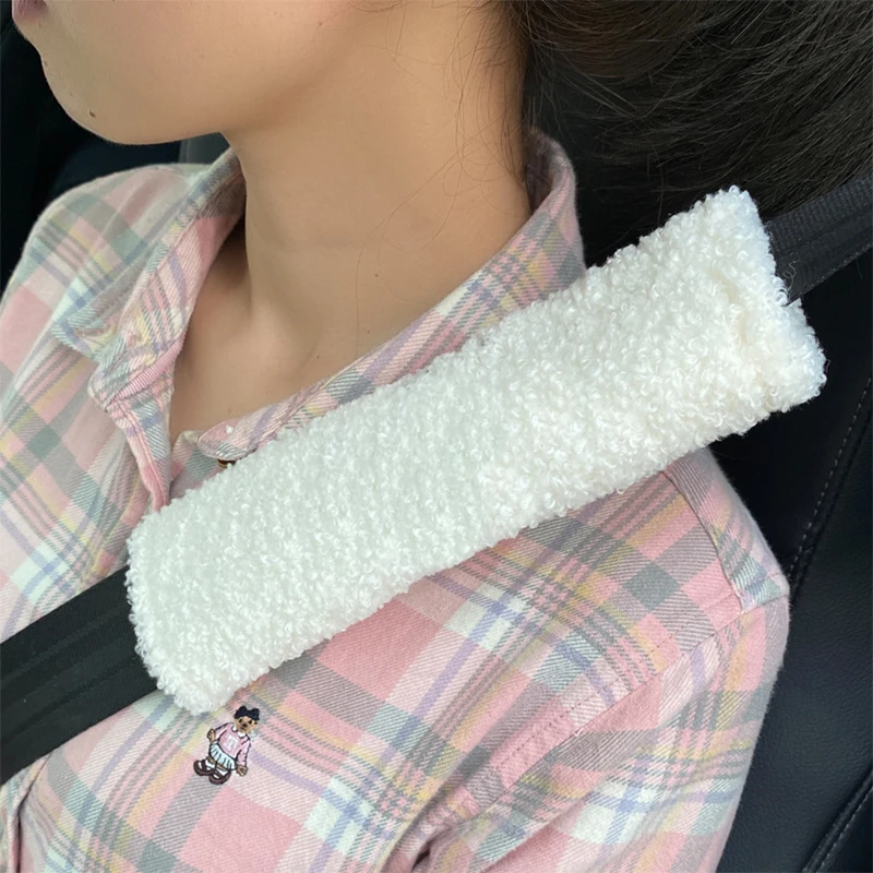 Car seat belt shoulder cover female cute cartoon tide brand lamb fleece car safety belt protective cover car supplies
Car seat belt shoulder cover female cute cartoon tide brand lamb fleece car safety belt protective cover car supplies