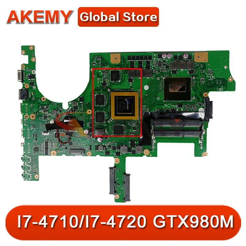 G751JY I7-4710/I7-4720 CPU GTX980M Laptop motherboard For ASUS G751J G751 G751JT G751JY Notebook mainboard fully tested
G751JY I7-4710/I7-4720 CPU GTX980M Laptop motherboard For ASUS G751J G751 G751JT G751JY Notebook mainboard fully tested