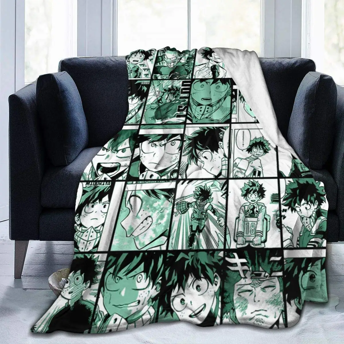 My Hero Academia Collage Anime Midoriya Izuku Throw Blanket Fuzzy Warm Throws for Winter Bedding3D Printing Soft Micro Fleece
My Hero Academia Collage Anime Midoriya Izuku Throw Blanket Fuzzy Warm Throws for Winter Bedding3D Printing Soft Micro Fleece