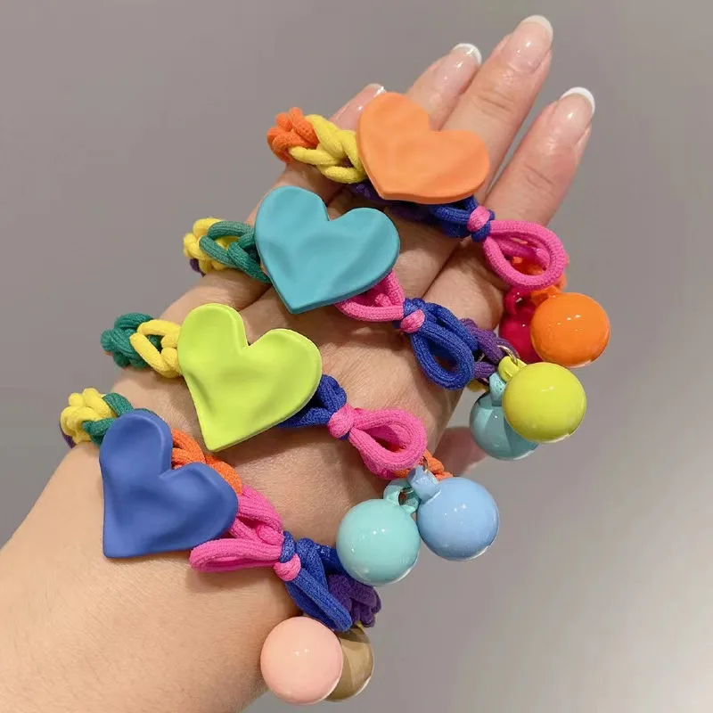 4pieces Braided Colorful Heart Detail Hair Tie colorful Bohemia knit rubber string korean fashion
4pieces Braided Colorful Heart Detail Hair Tie colorful Bohemia knit rubber string korean fashion