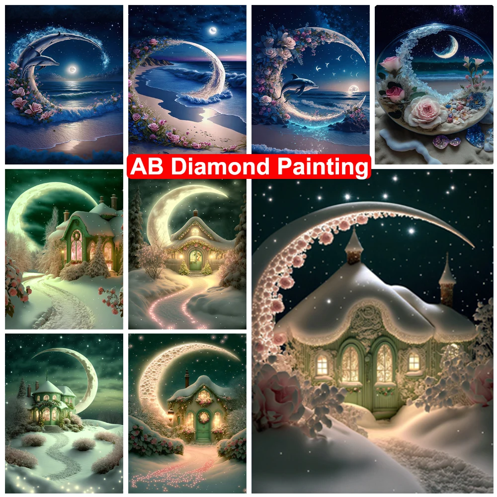Алмазная живопись 5D DIY AB, снежный дом, ландшафт, женский морской пейзаж, мозаика, Набор для вышивки крестиком, подарки для домашнего декора
Алмазная живопись 5D DIY AB, снежный дом, ландшафт, женский морской пейзаж, мозаика, Набор для вышивки крестиком, подарки для домашнего декора