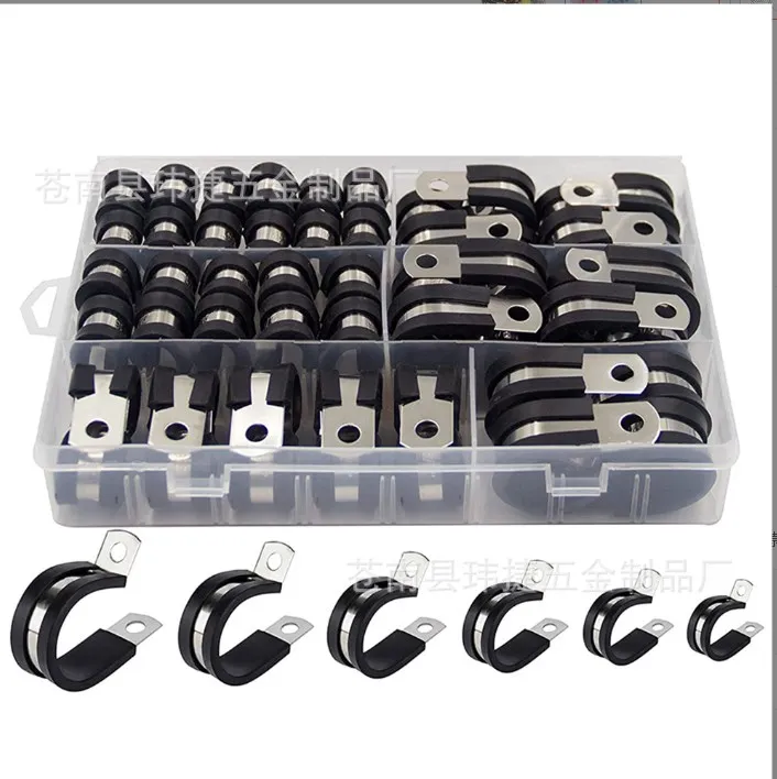 Rubber Wire Clamps Cable Clamps Home Hardware Type R 1/4\" 3/8\" 1/2\" 5/8\" 3/4\" 5/16\" 52 Pieces Kit Durable
Rubber Wire Clamps Cable Clamps Home Hardware Type R 1/4\" 3/8\" 1/2\" 5/8\" 3/4\" 5/16\" 52 Pieces Kit Durable