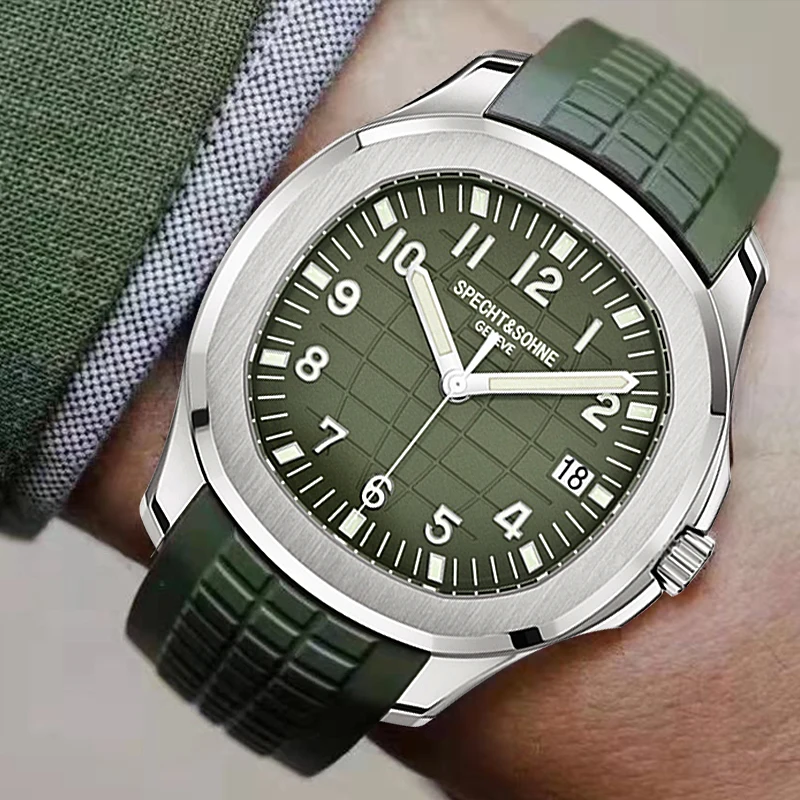 Specht&Sohne Men's full automatic mechanical watch stainless steel miyota8215 movement 30 meters waterproof depth
Specht&Sohne Men's full automatic mechanical watch stainless steel miyota8215 movement 30 meters waterproof depth
