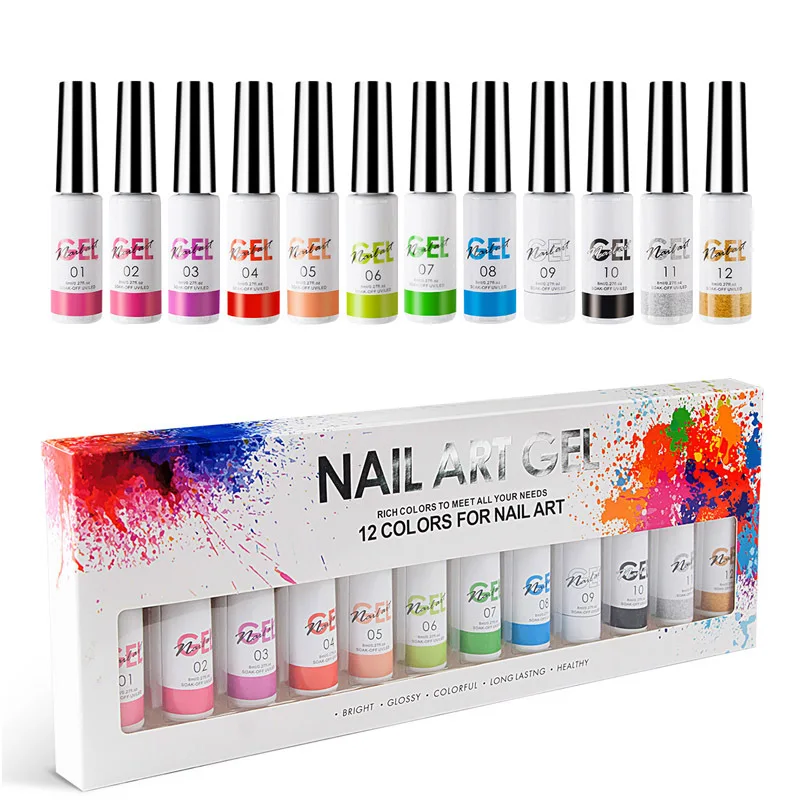 2022 New 12-color pull glue 3D painted nail pull glue nail pull glue sericin hook glue for nail art Decoration
2022 New 12-color pull glue 3D painted nail pull glue nail pull glue sericin hook glue for nail art Decoration
