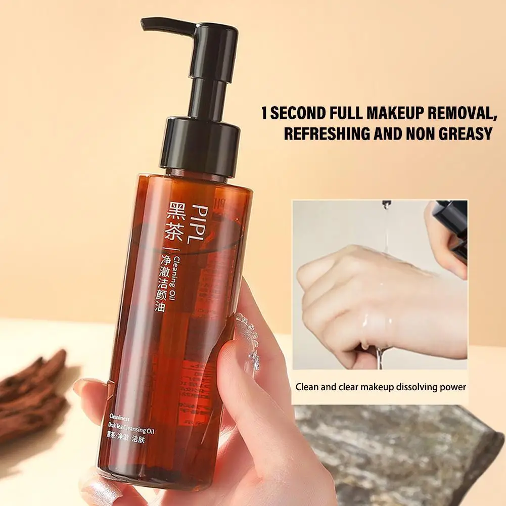 120ML Black Tea Makeup Cleansing Oil Remover Gentle Cleansing Remover Sensitive Three Eye Oil Makeup In One Skin Face Lip T9D9
120ML Black Tea Makeup Cleansing Oil Remover Gentle Cleansing Remover Sensitive Three Eye Oil Makeup In One Skin Face Lip T9D9