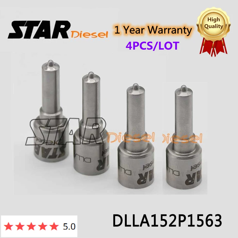 STAR Diesel 4*DLLA152P1563 0 433 171 962 Fuel Injector Nozzle 0433171962 Sprayer For Cummins 0 445 120 062 0445120062
STAR Diesel 4*DLLA152P1563 0 433 171 962 Fuel Injector Nozzle 0433171962 Sprayer For Cummins 0 445 120 062 0445120062