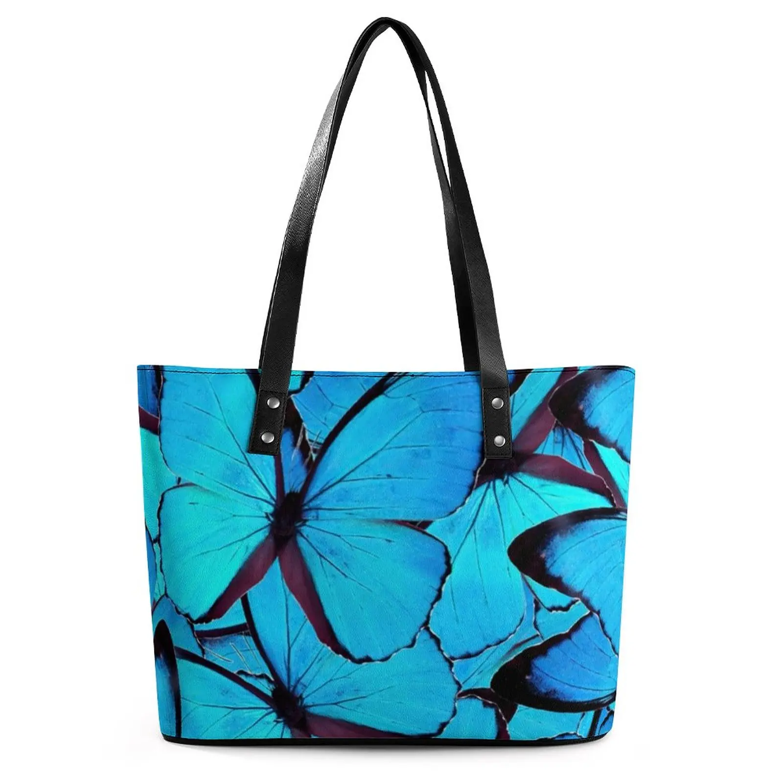 Blue Butterfly Wings Handbags Cute Animal Print Aesthetic Shoulder Bag Work PU Leather Tote Bag Women Pocket Print Beach Bags
Blue Butterfly Wings Handbags Cute Animal Print Aesthetic Shoulder Bag Work PU Leather Tote Bag Women Pocket Print Beach Bags