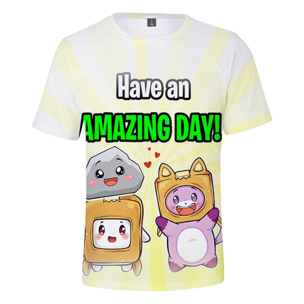 Lankybox 3D весна лето преппи MenWomen уличная одежда футболка Молодежная кавайная стильная ретро инновационные детские футболки
Lankybox 3D весна лето преппи MenWomen уличная одежда футболка Молодежная кавайная стильная ретро инновационные детские футболки