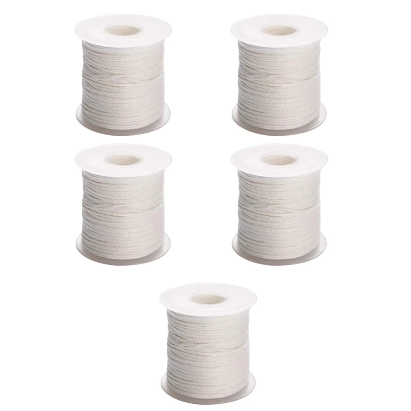 200Feet/61Meter White Candle Wick Cotton Candle Woven Wick For DIY Candle Making Material Smokeless Wax Core
200Feet/61Meter White Candle Wick Cotton Candle Woven Wick For DIY Candle Making Material Smokeless Wax Core