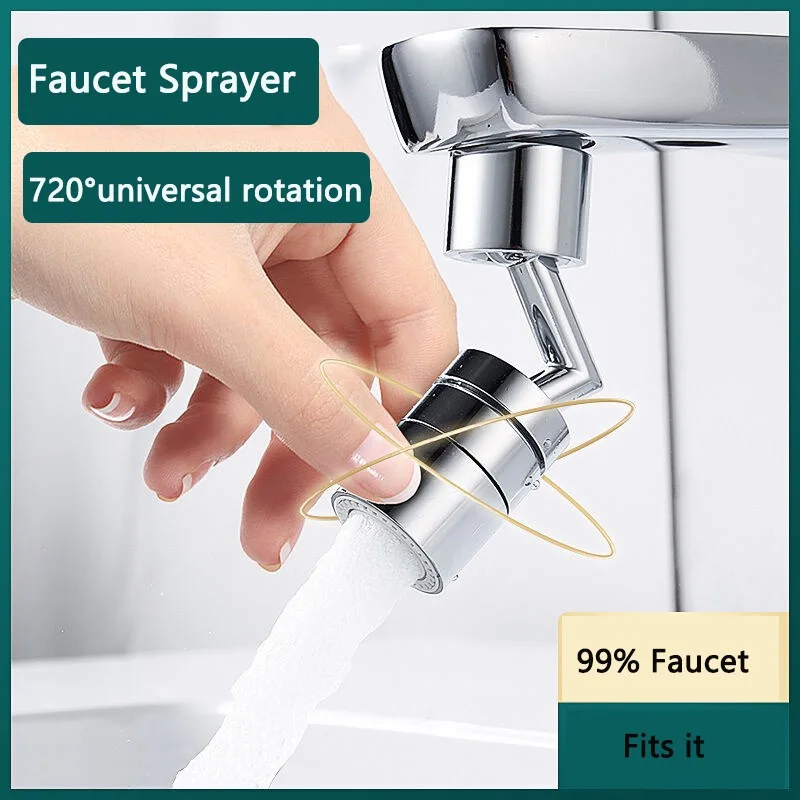 Splash Filter Faucet 720° Rotatable Faucet Sprayer Head Anti-Splash Movable Tap Head Water Saving Faucet Aerator
Splash Filter Faucet 720° Rotatable Faucet Sprayer Head Anti-Splash Movable Tap Head Water Saving Faucet Aerator