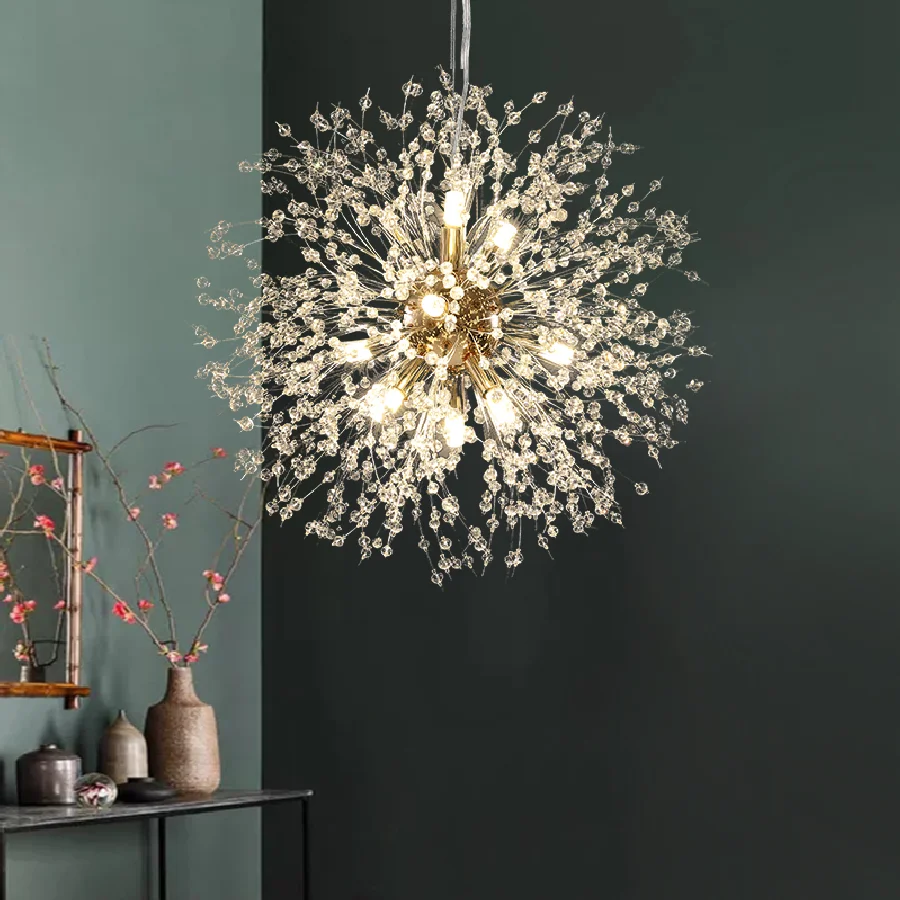 LukLoy Led Dandelion Hanging Lamp Modern Creative Living Room Chandelier Crystal Dandelion Lighting Fixture Exhibition Hall Lamp
LukLoy Led Dandelion Hanging Lamp Modern Creative Living Room Chandelier Crystal Dandelion Lighting Fixture Exhibition Hall Lamp