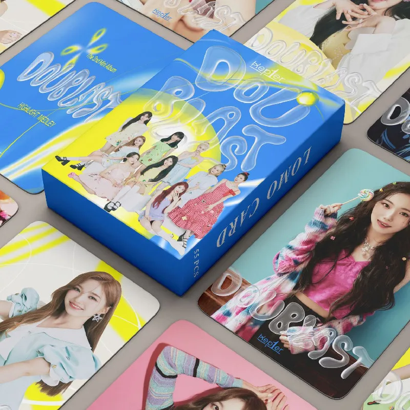 55Pcs/Set Kpop Kep1er New Album DOUBLAST Lomo Cards TROUBLESHOOTER Photocards Photo Card Fans Collection Gift Cards
55Pcs/Set Kpop Kep1er New Album DOUBLAST Lomo Cards TROUBLESHOOTER Photocards Photo Card Fans Collection Gift Cards
