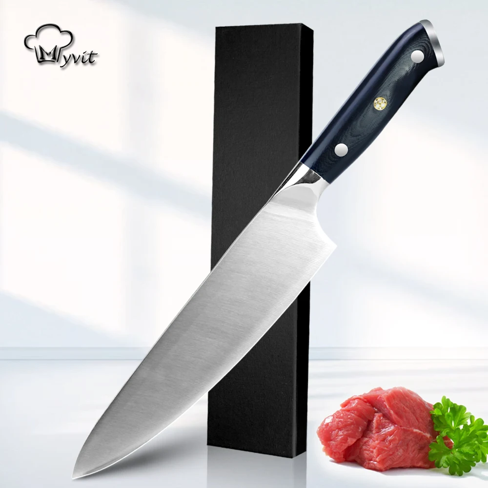 Kitchen Knife 8 Inch Chef Meat Japenese Knives High Carbon Stainless Steel 4116 German Steel Vegatable Fruit Cooking Tool Set
Kitchen Knife 8 Inch Chef Meat Japenese Knives High Carbon Stainless Steel 4116 German Steel Vegatable Fruit Cooking Tool Set