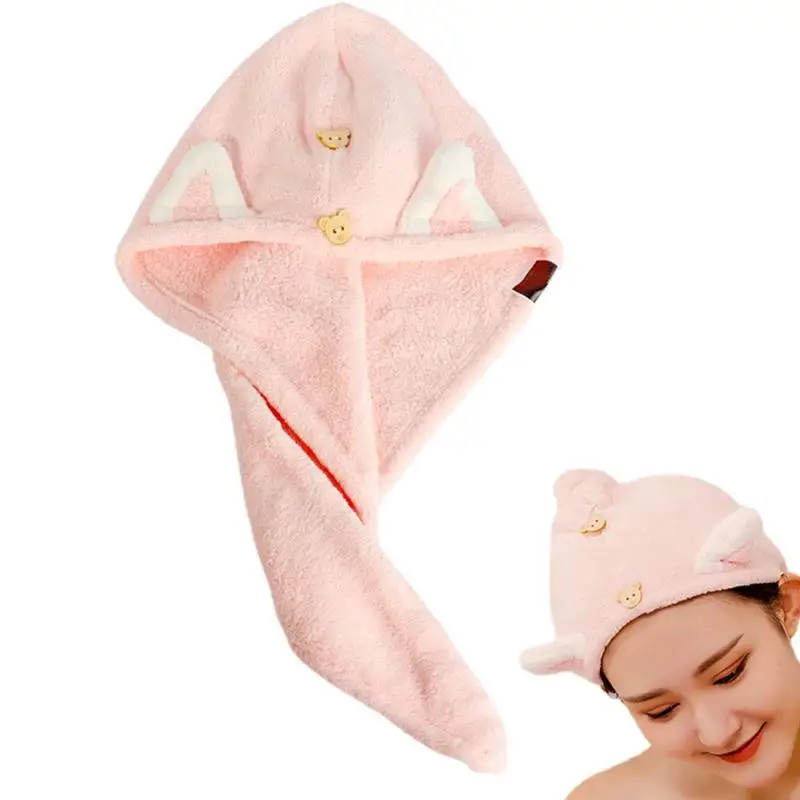 Towel Wrap For Women Cartoon Dry Hair Cap Towel With Button Quick Hair Dry Hat Hair Towel Wrap Bathing Wrapped Cap For Women
Towel Wrap For Women Cartoon Dry Hair Cap Towel With Button Quick Hair Dry Hat Hair Towel Wrap Bathing Wrapped Cap For Women