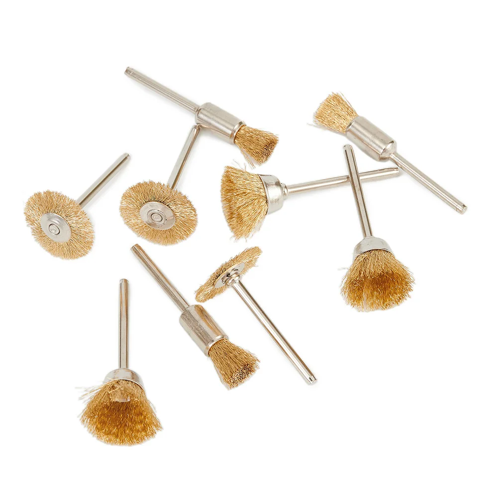 9pcs/set Brass Brush Steel Wire Wheels Brushes Polishing Grinding Brush For Rotary Power Tools Metal Rust Removal Brush Set
9pcs/set Brass Brush Steel Wire Wheels Brushes Polishing Grinding Brush For Rotary Power Tools Metal Rust Removal Brush Set