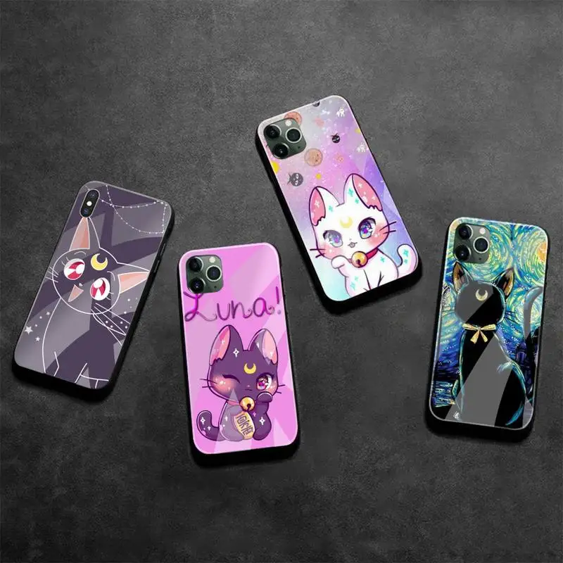 Cute Sailor Moon Cat Phone Case Tempered Glass For iPhone 13 12 Mini 11 Pro XR XS MAX 8 X 7 Plus SE 2020 cover
Cute Sailor Moon Cat Phone Case Tempered Glass For iPhone 13 12 Mini 11 Pro XR XS MAX 8 X 7 Plus SE 2020 cover