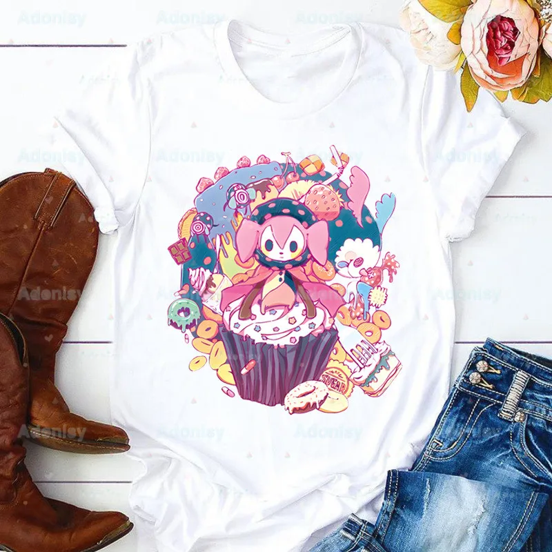 Волшебные футболки Puella Magi Madoka, Повседневная футболка с круглым вырезом Kaname Madoka аниме-маги Akemi Mami Sakura Kyouko 
Волшебные футболки Puella Magi Madoka, Повседневная футболка с круглым вырезом Kaname Madoka аниме-маги Akemi Mami Sakura Kyouko