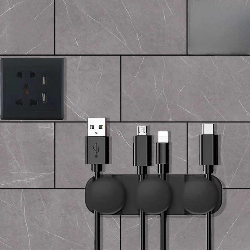 Silicone Organizer Cable Organizer for Desk Cord Holder Wire Clip Desktop Data Cable Headphone Cable Clamp Desk Cables Support
Silicone Organizer Cable Organizer for Desk Cord Holder Wire Clip Desktop Data Cable Headphone Cable Clamp Desk Cables Support