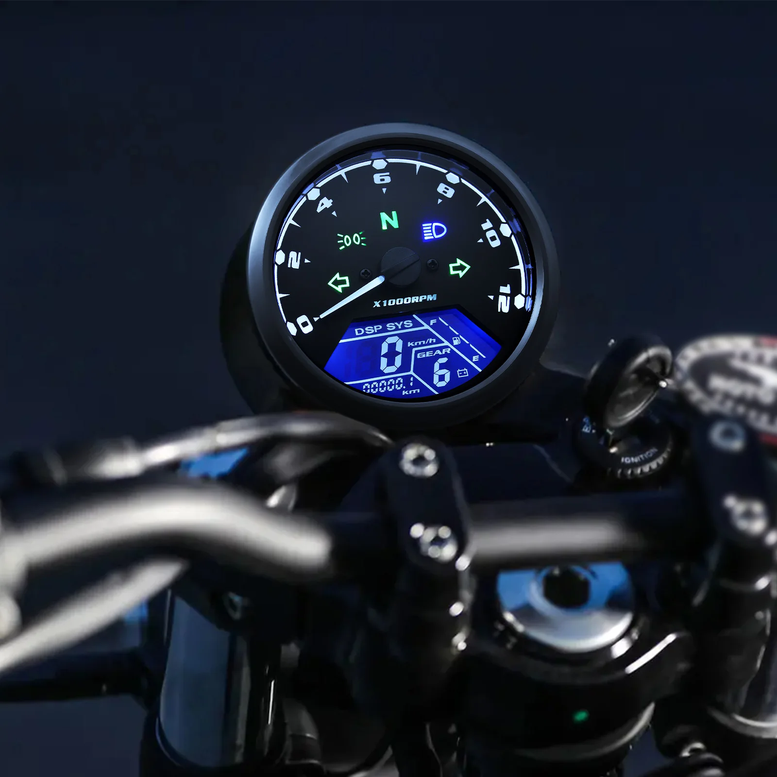NEW Motorbike Instrument RPM LCD Digital Indicator Moto Accessories 12000RPM Speedometer Odometer Tachometer 1-4 Cylinders
NEW Motorbike Instrument RPM LCD Digital Indicator Moto Accessories 12000RPM Speedometer Odometer Tachometer 1-4 Cylinders