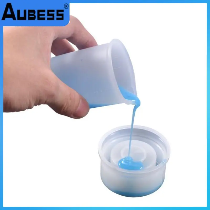 

Silicone Laboratory Cylinder Chemistry Measuring Cup DIY Handmade Tools Lab Supplies Measure Cup Dropper Stirring Stick Tools