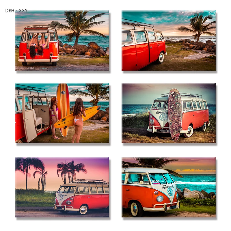 Seascape Beauty Surfboard Car Posters Colorful Summer Sea View Canvas Painting Landscape Wall Art Pictures for Living Room Decor
Seascape Beauty Surfboard Car Posters Colorful Summer Sea View Canvas Painting Landscape Wall Art Pictures for Living Room Decor