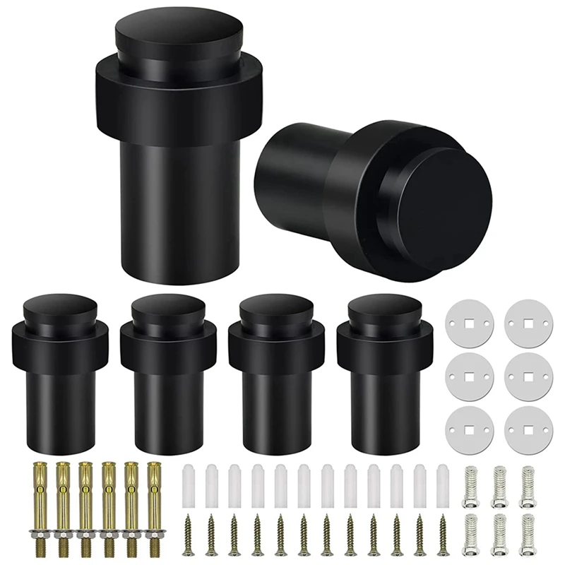 Стопор дверной цилиндрический напольный, стопоры дверные матовые с резиновыми дверными ограничителями, современные настенные Твердые две... 
Стопор дверной цилиндрический напольный, стопоры дверные матовые с резиновыми дверными ограничителями, современные настенные Твердые две...