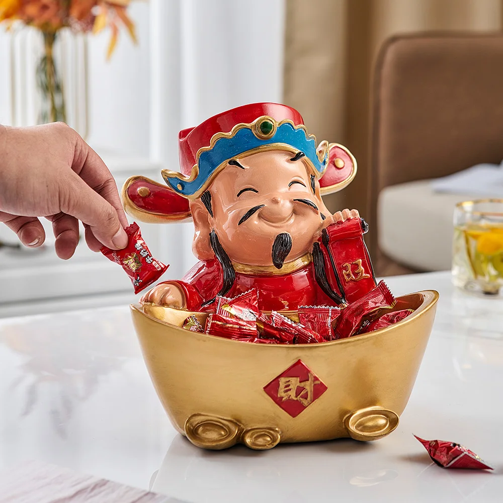 God of Wealth Statues Resin Storage Box Sculptures Home Decor Living Room Decoration Desk Accessories Organizer New Year Gifts
God of Wealth Statues Resin Storage Box Sculptures Home Decor Living Room Decoration Desk Accessories Organizer New Year Gifts