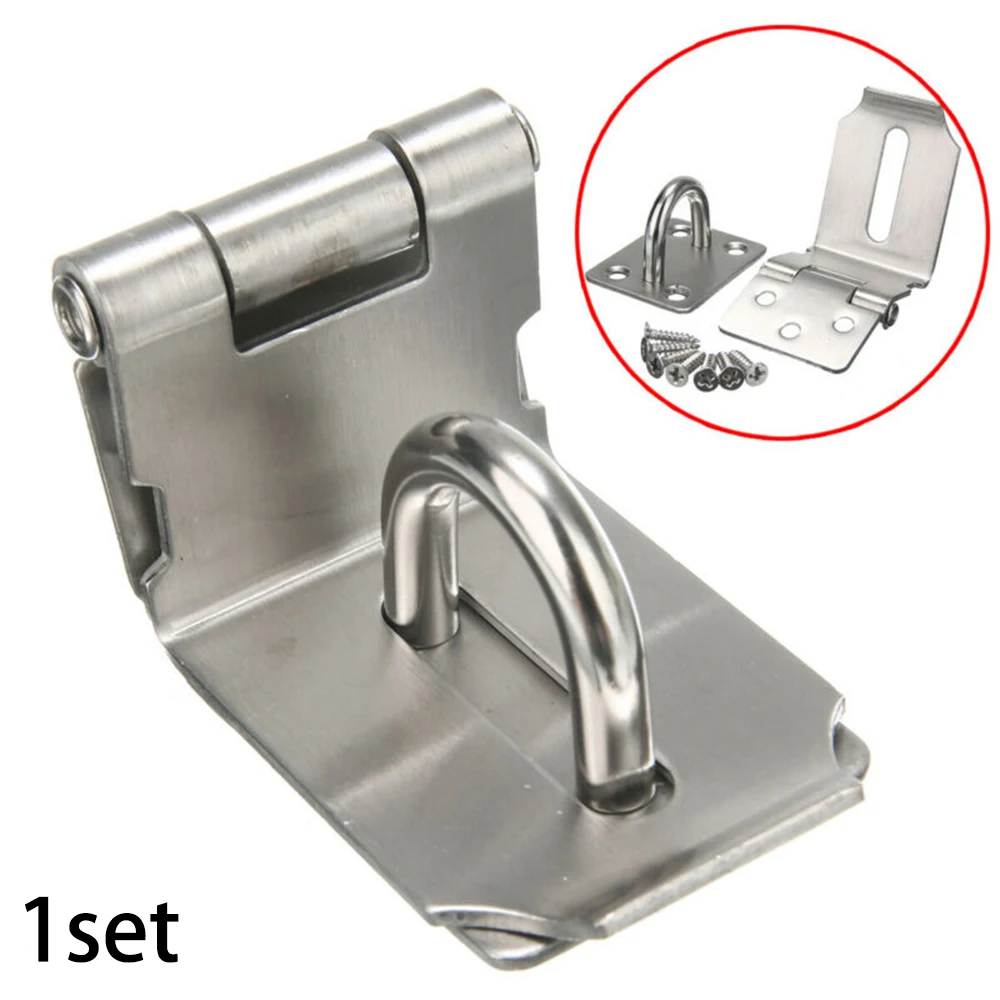 90 Degrees Stainless Steel DFJIKEFJ POEIFPOEFIEOFIPed Latch Lock For Padlock Thickened Surface Mounted Anti-theft Lock Card Hasp
90 Degrees Stainless Steel DFJIKEFJ POEIFPOEFIEOFIPed Latch Lock For Padlock Thickened Surface Mounted Anti-theft Lock Card Hasp