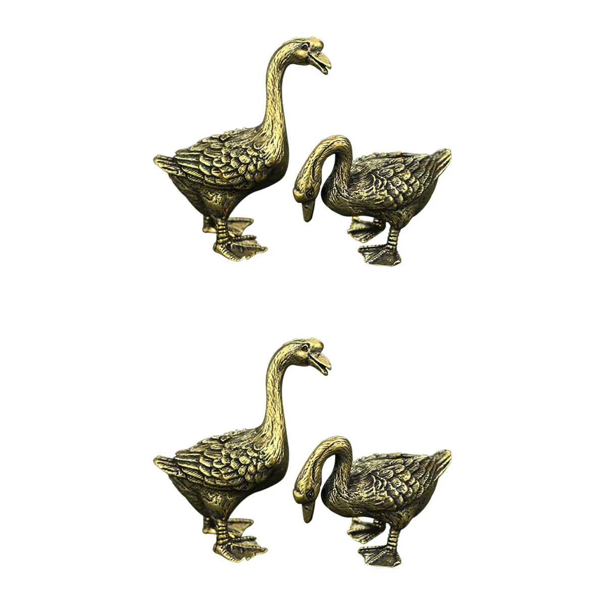 Figurine Animalstatue Swan Ornament Copper Wealth Decor Sculpture Crafts Brass Chinese Carved Hand Goose Wan Couple Fengshui
Figurine Animalstatue Swan Ornament Copper Wealth Decor Sculpture Crafts Brass Chinese Carved Hand Goose Wan Couple Fengshui