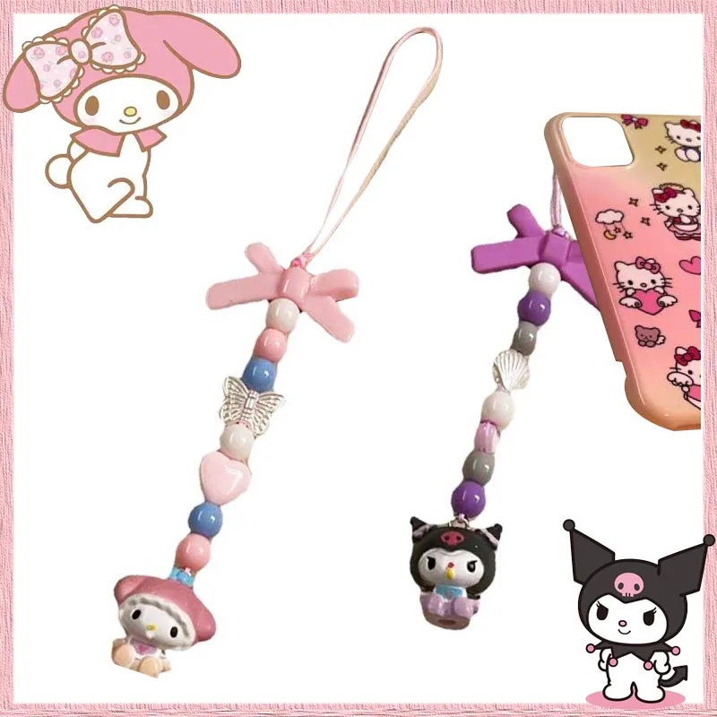 Кукла My Melody Kuromi, искусственная цепочка, милый телефон, не потерянный Кулон, чехол, аксессуары, цепочка для девочек, украшение для сумки
Кукла My Melody Kuromi, искусственная цепочка, милый телефон, не потерянный Кулон, чехол, аксессуары, цепочка для девочек, украшение для сумки