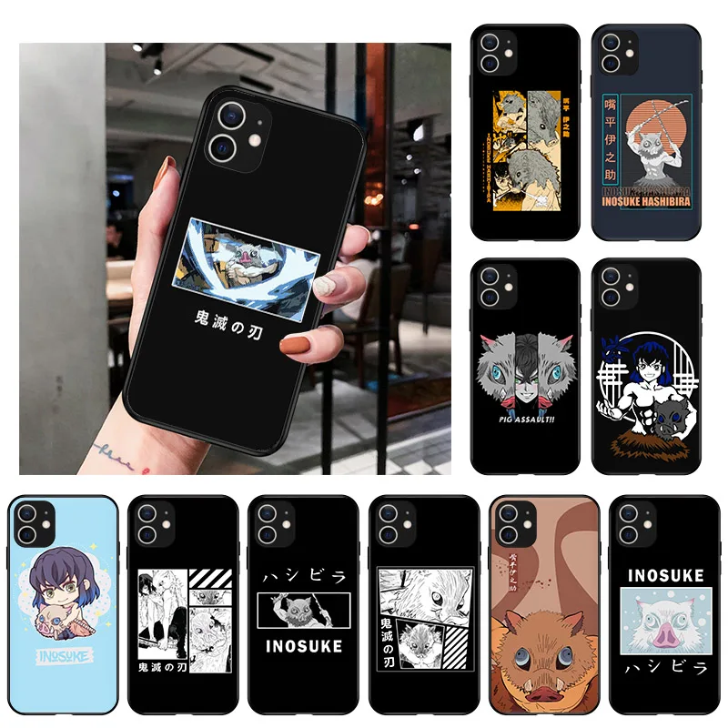Hashibira Inosuke Demon Slayer Soft Black Phone Case For iPhone 13 12 11 Pro XS Max X XR 7 8 6 6S Plus 12 13 Mini SE 2020 Cover
Hashibira Inosuke Demon Slayer Soft Black Phone Case For iPhone 13 12 11 Pro XS Max X XR 7 8 6 6S Plus 12 13 Mini SE 2020 Cover