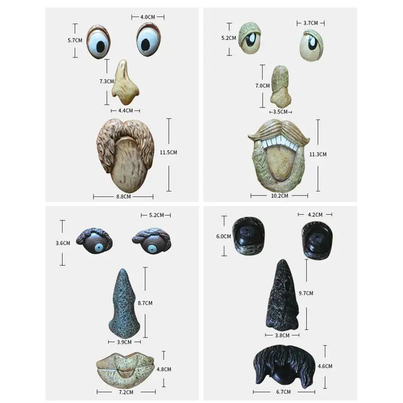 Resin Tree Bark Face Decoration Facial Features Decoration Halloween Easter DIY Home Outdoor Tree Ornaments
Resin Tree Bark Face Decoration Facial Features Decoration Halloween Easter DIY Home Outdoor Tree Ornaments