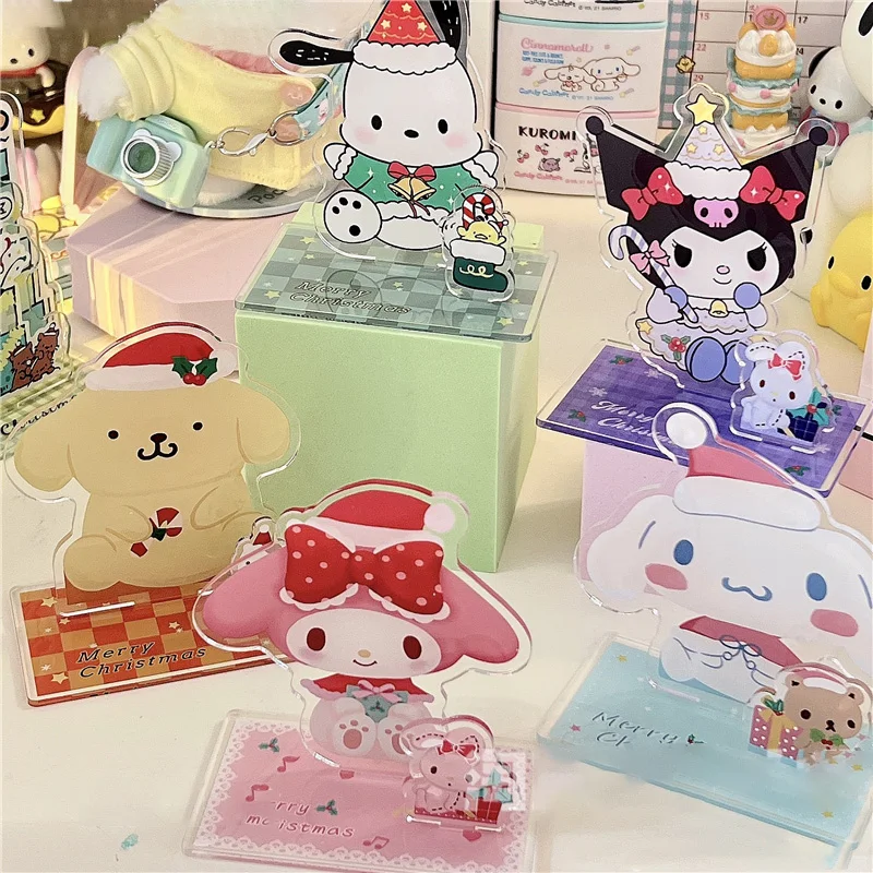 Kawaii Sanrioed акриловая трехмерная стоячая Карта мультфильм MyMelody Kuromi Cinnamoroll Новогоднее Рождественское украшение подарок
Kawaii Sanrioed акриловая трехмерная стоячая Карта мультфильм MyMelody Kuromi Cinnamoroll Новогоднее Рождественское украшение подарок