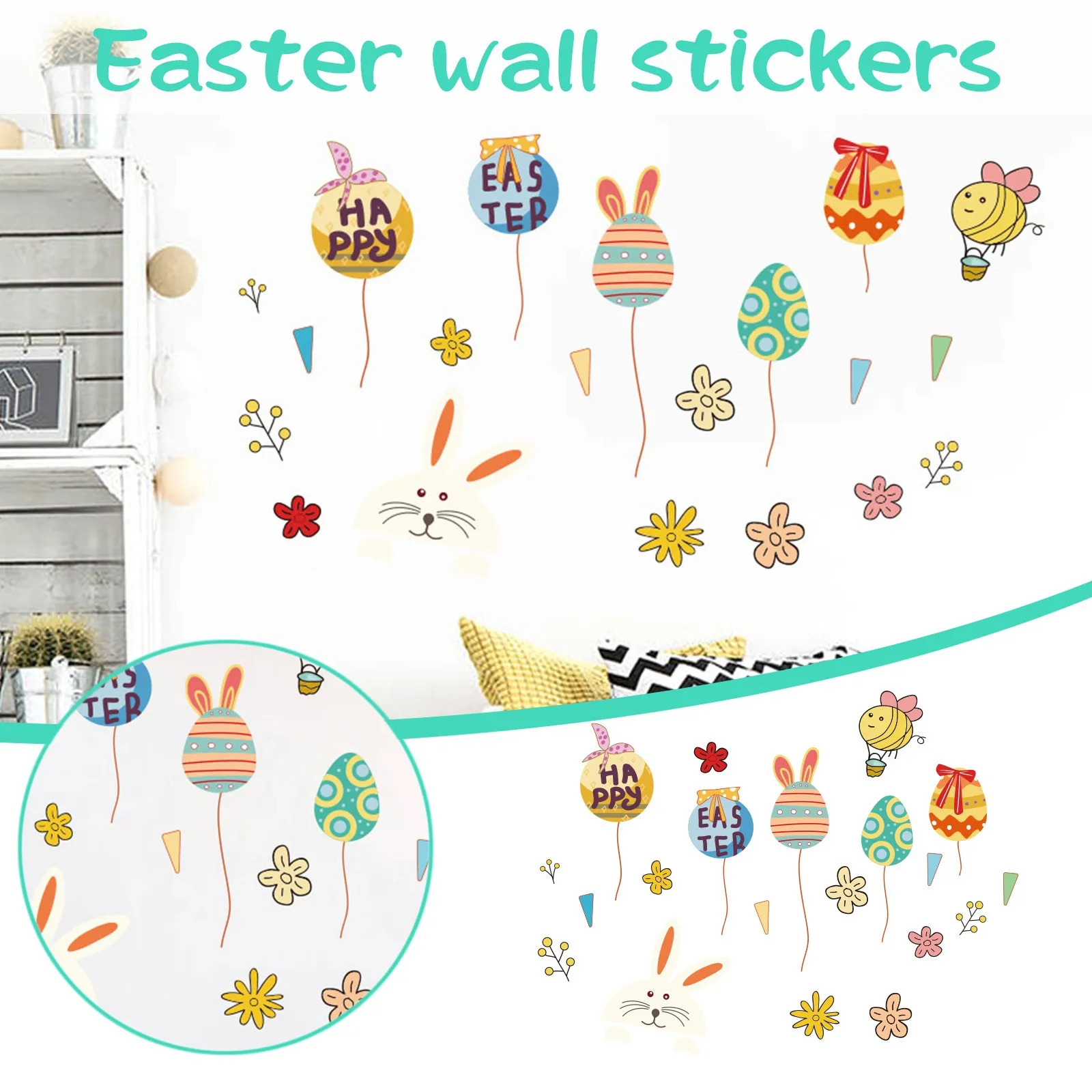 Wallpaper for Walls Living Room 3d Easter Easter Wall Window Clings Decal Wall Night Light Star Stickers Kids Wall Stickers
Wallpaper for Walls Living Room 3d Easter Easter Wall Window Clings Decal Wall Night Light Star Stickers Kids Wall Stickers
