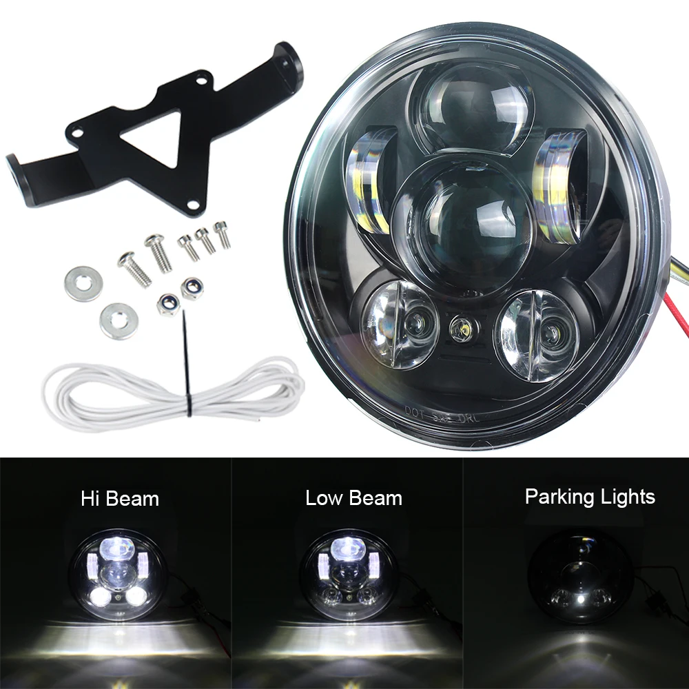For for Yamaha Bolt Raider Stryker SCR950 Warrior LED Headlight 5.75 Inch Hi/low Beam With Parking Light
For for Yamaha Bolt Raider Stryker SCR950 Warrior LED Headlight 5.75 Inch Hi/low Beam With Parking Light