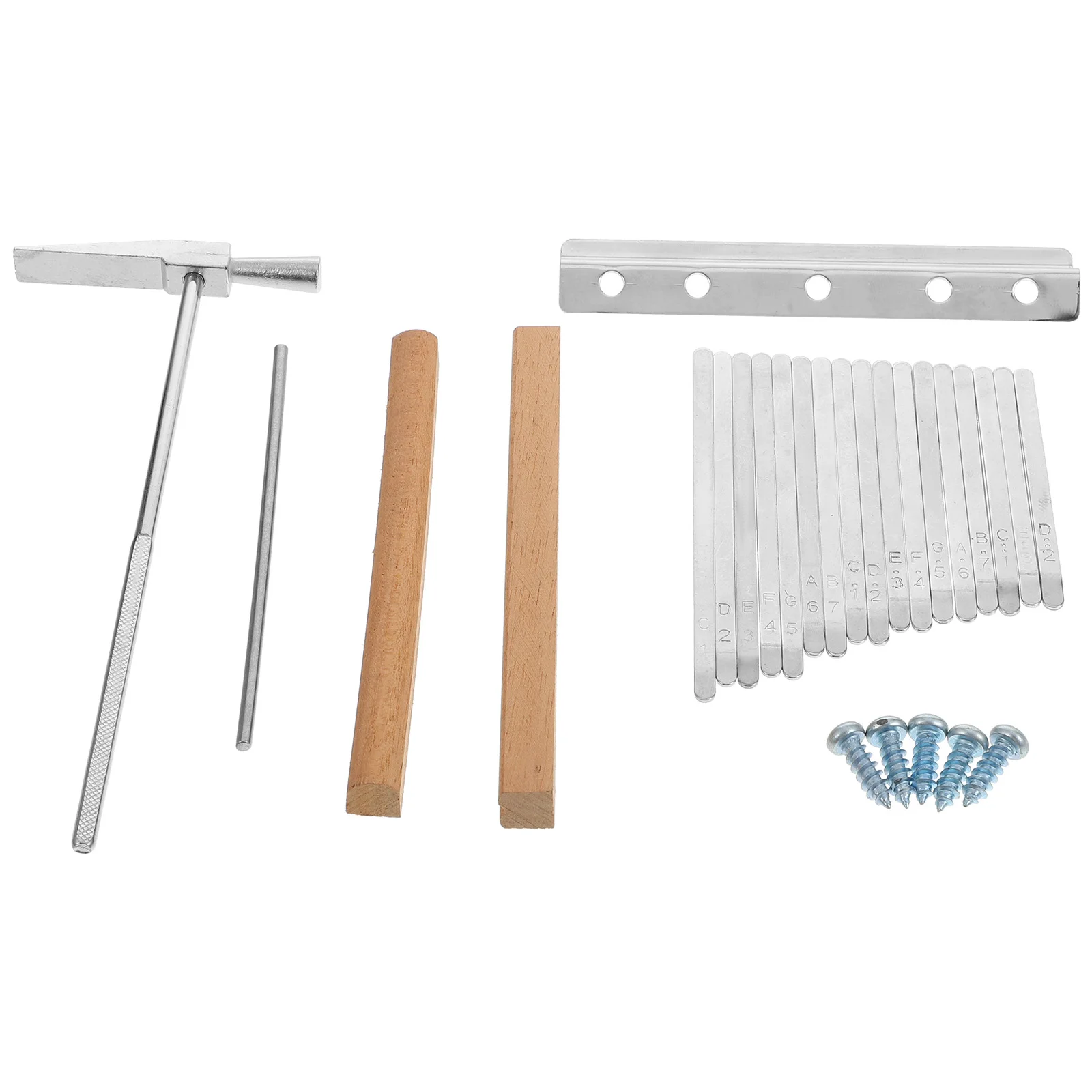 Kalimba Keys Piano Thumb Parts Set Diy Tool Kit Tuning Practical Professional Metal Accessory Replacement Steel Bar Portable
Kalimba Keys Piano Thumb Parts Set Diy Tool Kit Tuning Practical Professional Metal Accessory Replacement Steel Bar Portable