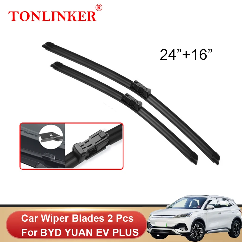 TONLINKER Car Front Windscreen Wiper Blades For BYD YUAN EV PLUS 2022 ATTO 3 Accessories Wiper Blade Brushes Cutter Auto Goods
TONLINKER Car Front Windscreen Wiper Blades For BYD YUAN EV PLUS 2022 ATTO 3 Accessories Wiper Blade Brushes Cutter Auto Goods