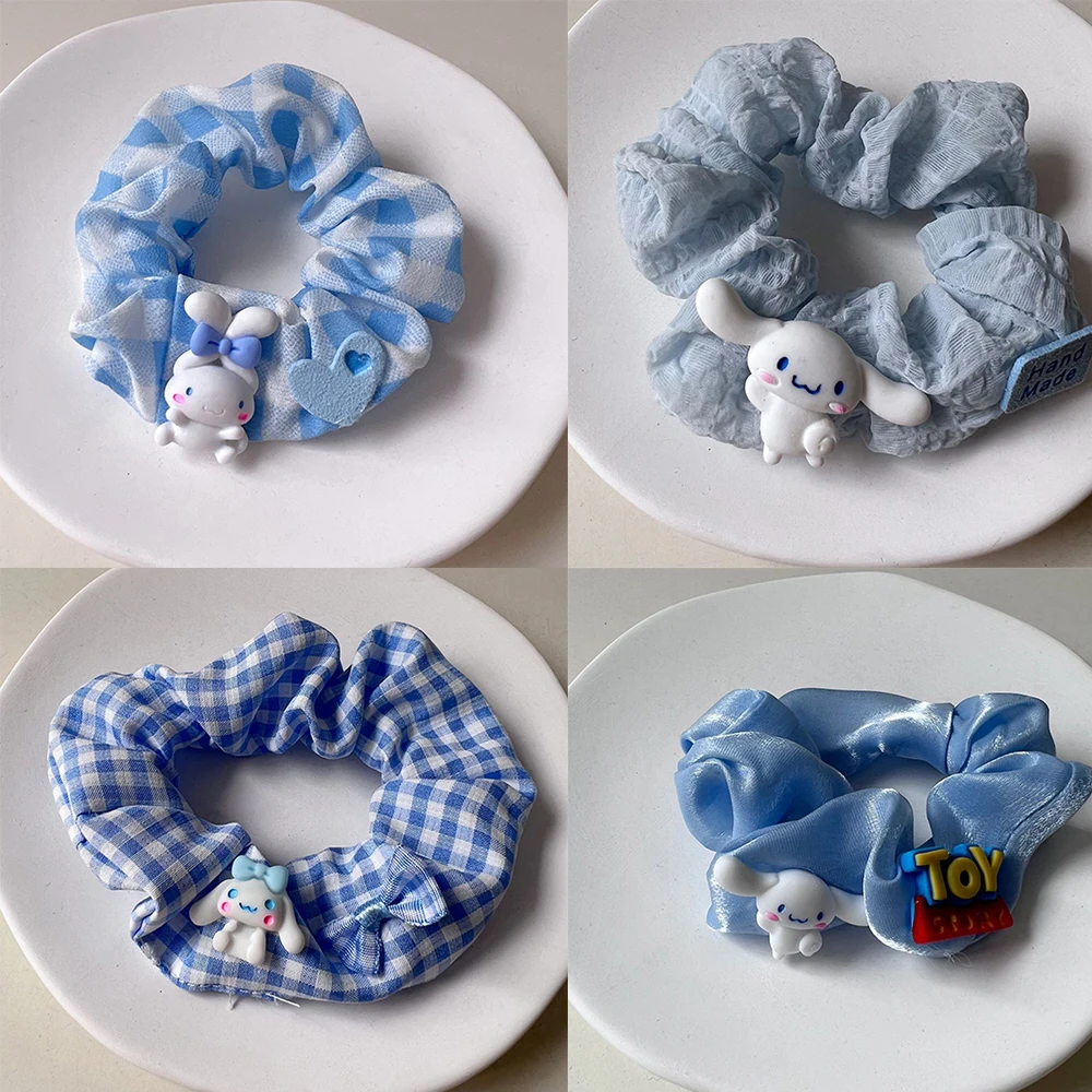 Kawaii Sanrio Cinnamon Elastic Hair Band Rope Accessories Cartoon Large Intestine Hair Scrunchies Headwear For Girls Gift 
Kawaii Sanrio Cinnamon Elastic Hair Band Rope Accessories Cartoon Large Intestine Hair Scrunchies Headwear For Girls Gift
