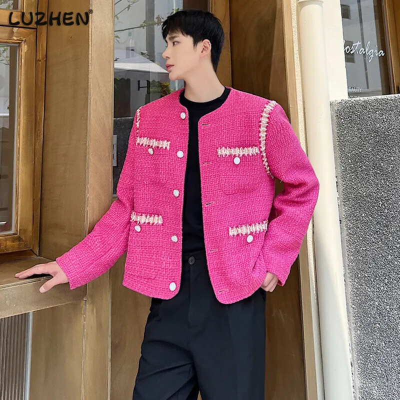 LUZHEN 2023 Autumn Jacquard High Quality Elegant Fashion Men's Blazer Coat Street Handsome Versatile Korean Suit Jackets Ef37ea
LUZHEN 2023 Autumn Jacquard High Quality Elegant Fashion Men's Blazer Coat Street Handsome Versatile Korean Suit Jackets Ef37ea